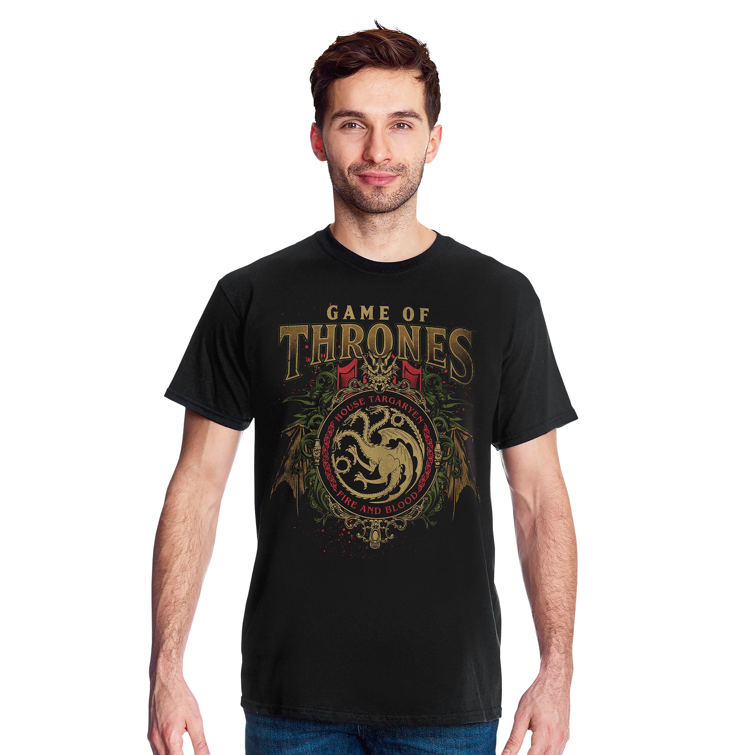 Imagen del producto Game of Thrones - Camiseta Ornamentos Targaryen Negra