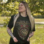 Imagen del producto Game of Thrones - Camiseta Ornamentos Targaryen Negra