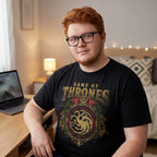 Imagen del producto Game of Thrones - Camiseta Ornamentos Targaryen Negra