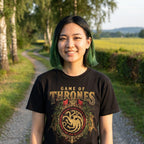 Imagen del producto Game of Thrones - Camiseta Ornamentos Targaryen Negra