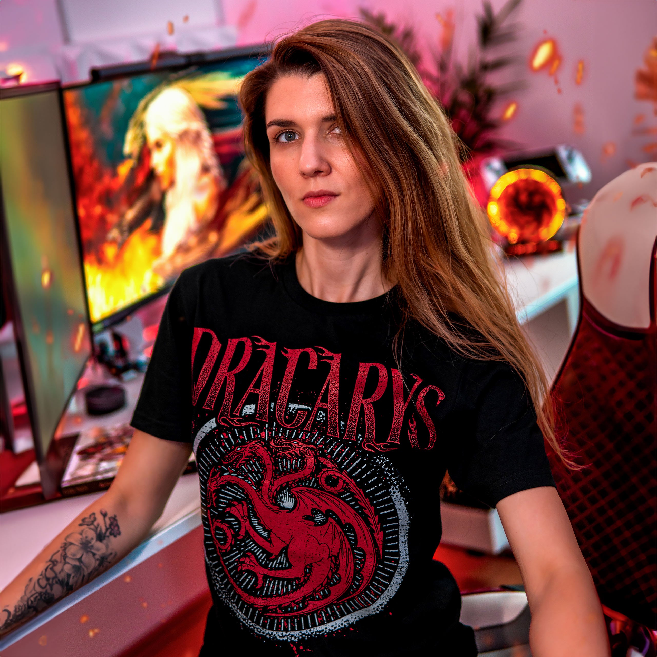 Imagen del producto Game of Thrones - Camiseta Dracarys negra