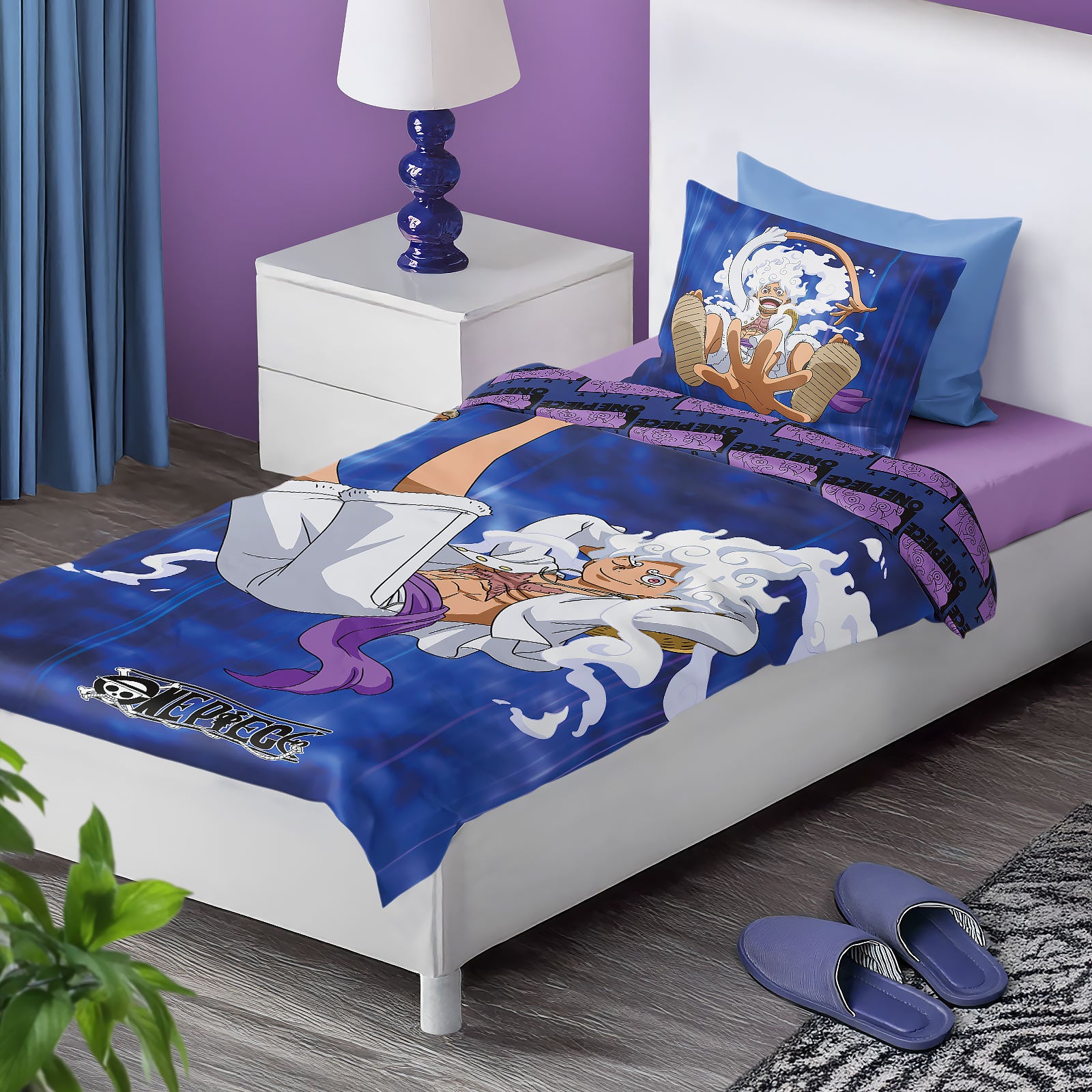Imagen del producto One Piece: Gear 5 - Ropa de cama de Monkey D. Luffy