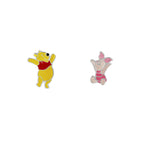 Imagen del producto Winnie the Pooh - Pendientes de botón de Winnie y Piglet