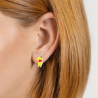 Imagen del producto Winnie the Pooh - Pendientes de botón de Winnie y Piglet