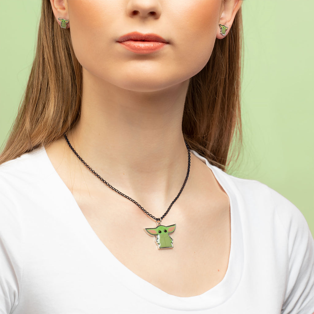 Imagen del producto Pendientes y Collar de Grogu - Star Wars The Mandalorian