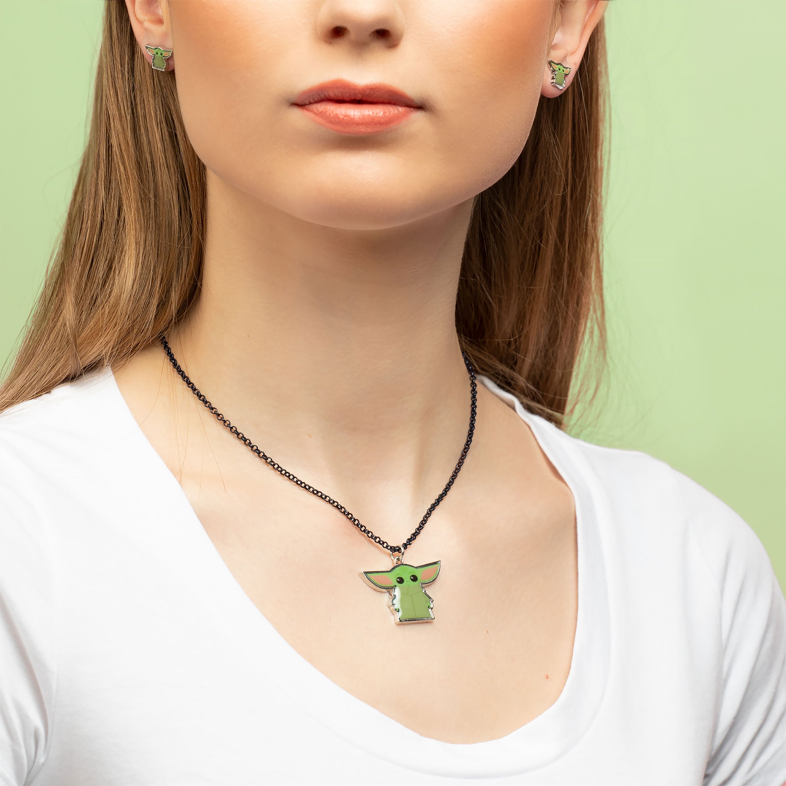 Imagen del producto Pendientes y Collar de Grogu - Star Wars The Mandalorian