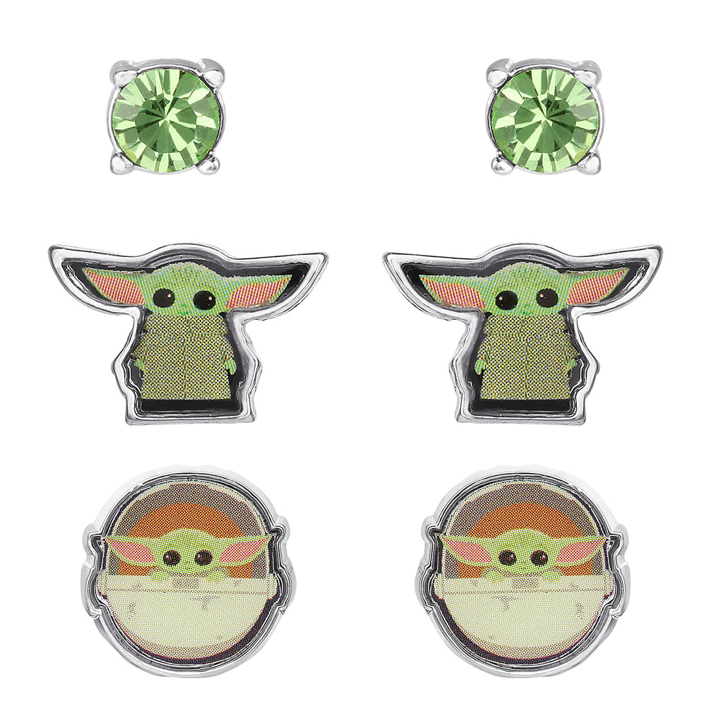 Imagen del producto Set de Regalo de 3 Pendientes Grogu - Star Wars The Mandalorian