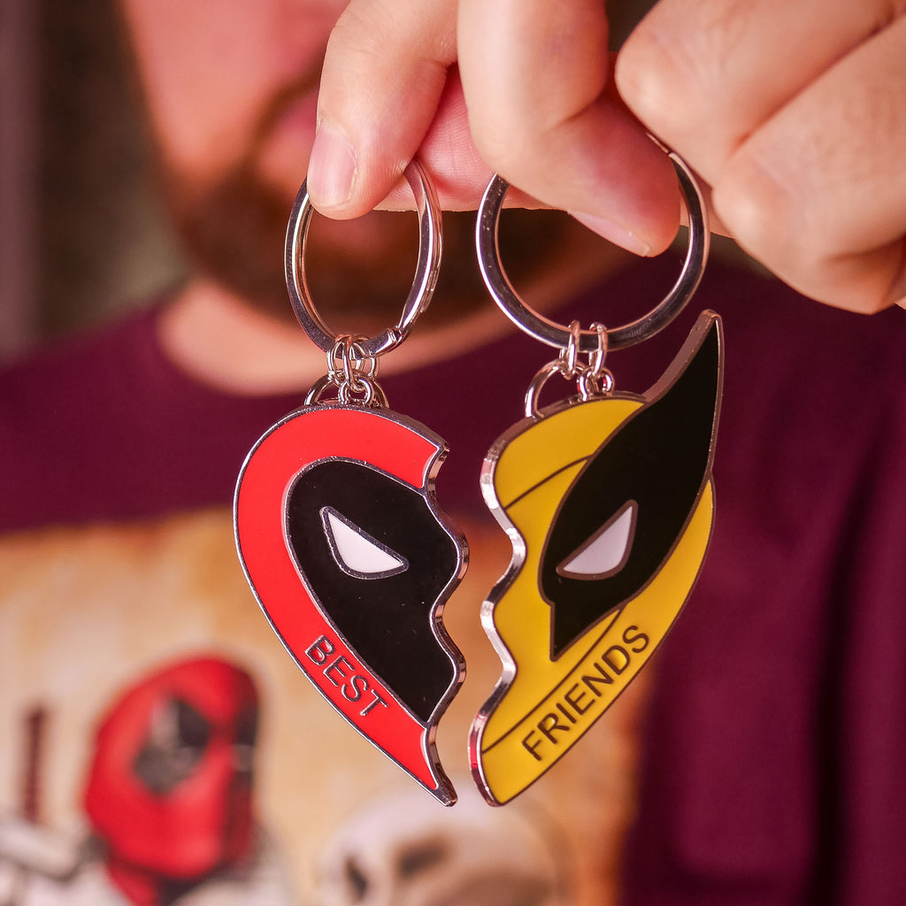 Imagen del producto Deadpool y Wolverine - Set de Llaveros Mejores Amigos (2 Piezas)