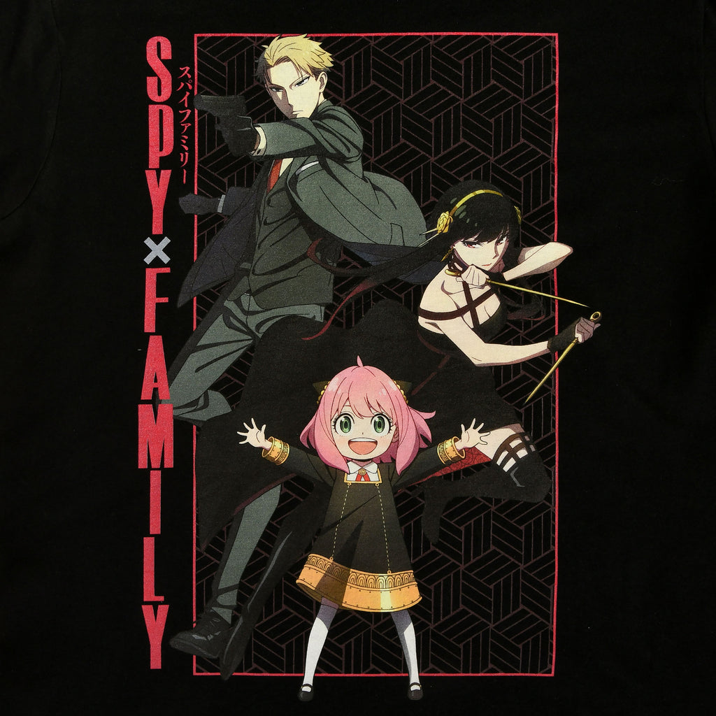 Imagen del producto Spy x Family - Camiseta negra Into Action