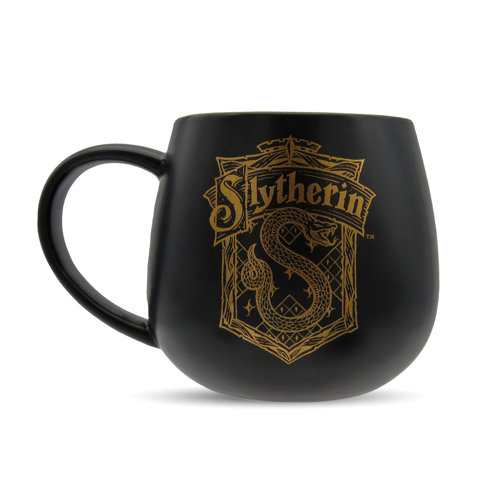 Imagen del producto Taza Slytherin con Escudo de Hogwarts en 3D en el Interior - Harry Potter