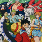 Imagen del producto One Piece - Manta de Grupo con Forro de Felpa de Oso