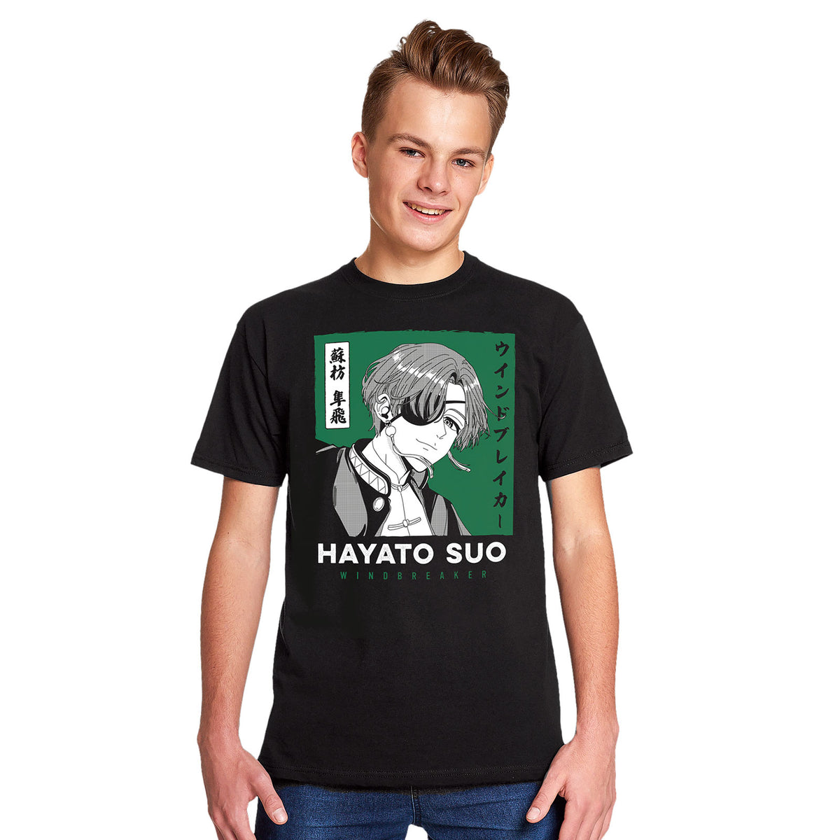Imagen del producto Camiseta de Hayato Suo para fans de Wind Breaker