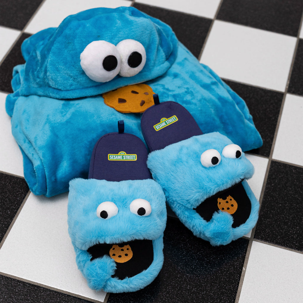 Imagen del producto Zapatillas de Peluche Cookie Monster - Barrio Sésamo