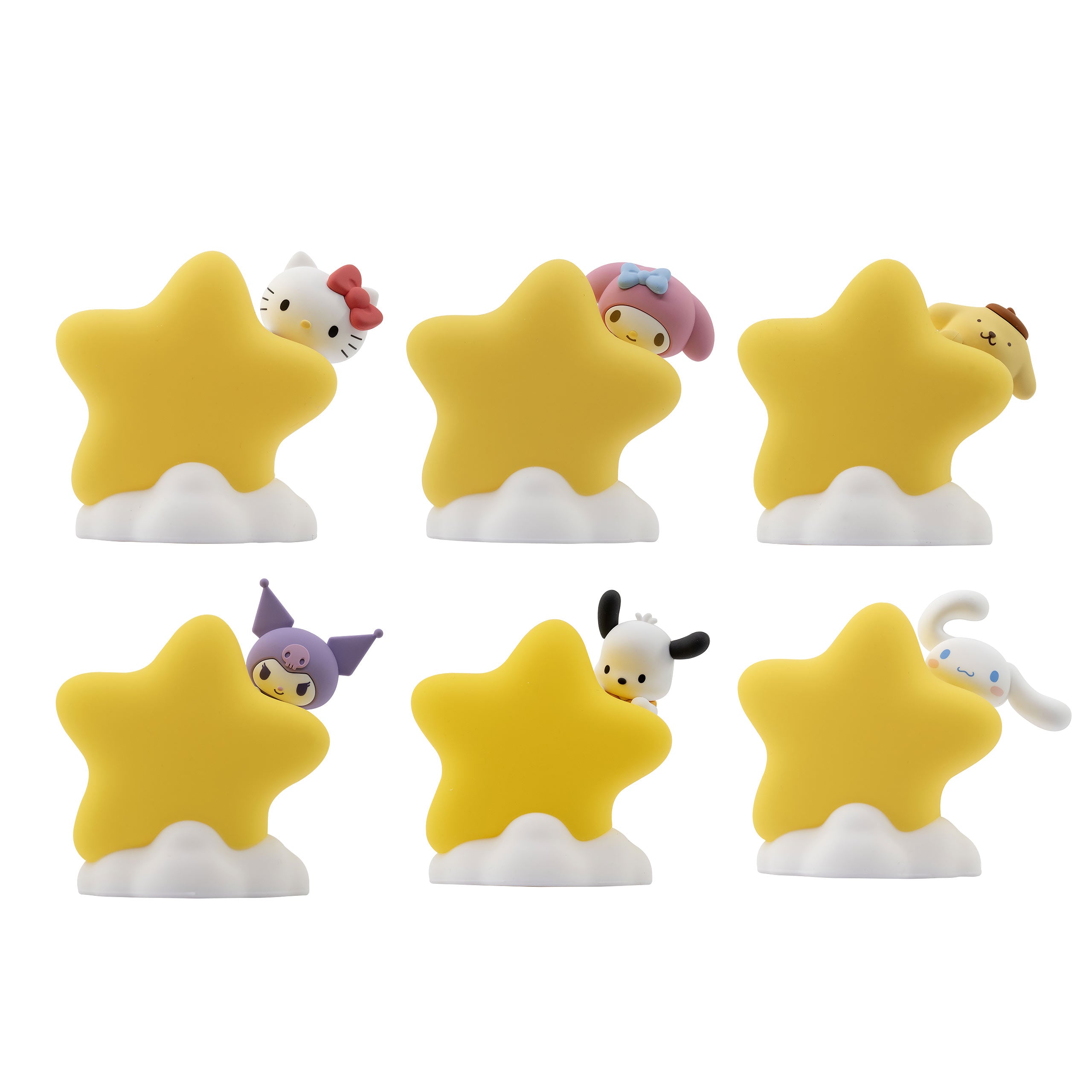 Imagen del producto Hello Kitty y Amigos - YuMe Luz Nocturna Serie Estrella de Luz Expositor de 12 Piezas