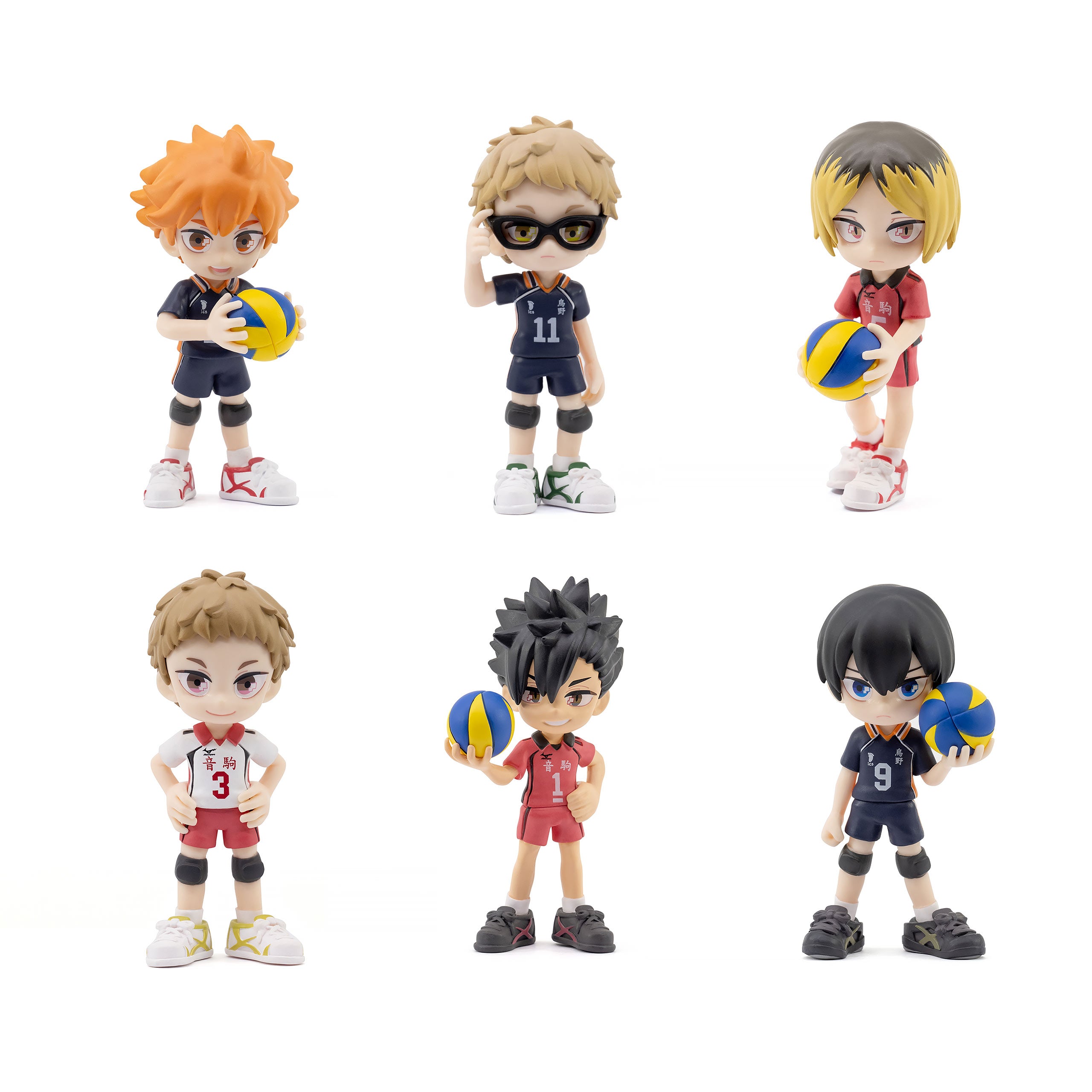 Imagen del producto Haikyu! - YuMe Anime Blind Box Figura Display de 6 Unidades