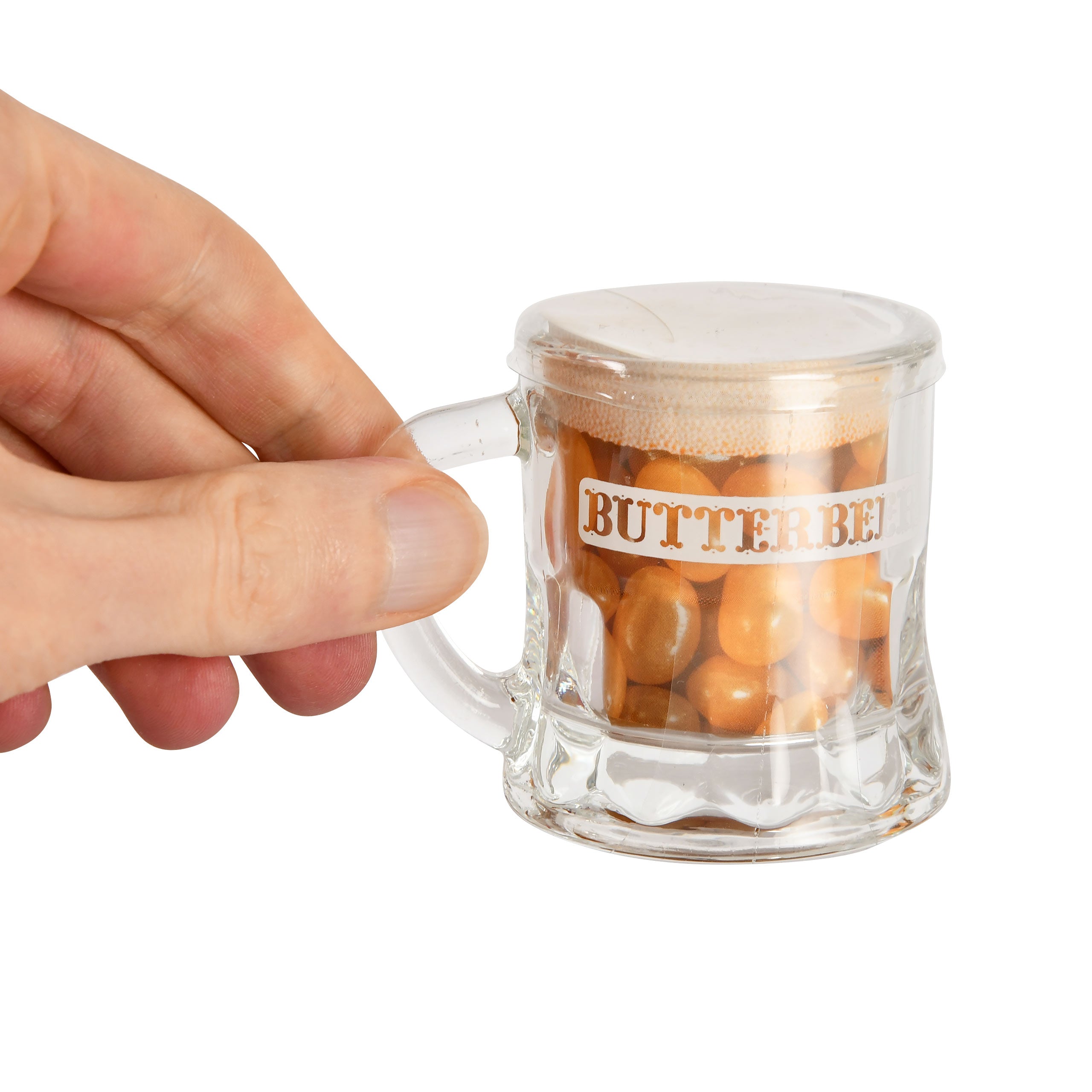 Imagen del producto Harry Potter - Mini Taza de Vidrio con Jelly Beans de Cerveza de Mantequilla