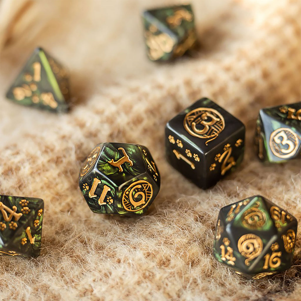Imagen del producto Gatos - Set de Dados RPG Pixel 7 piezas