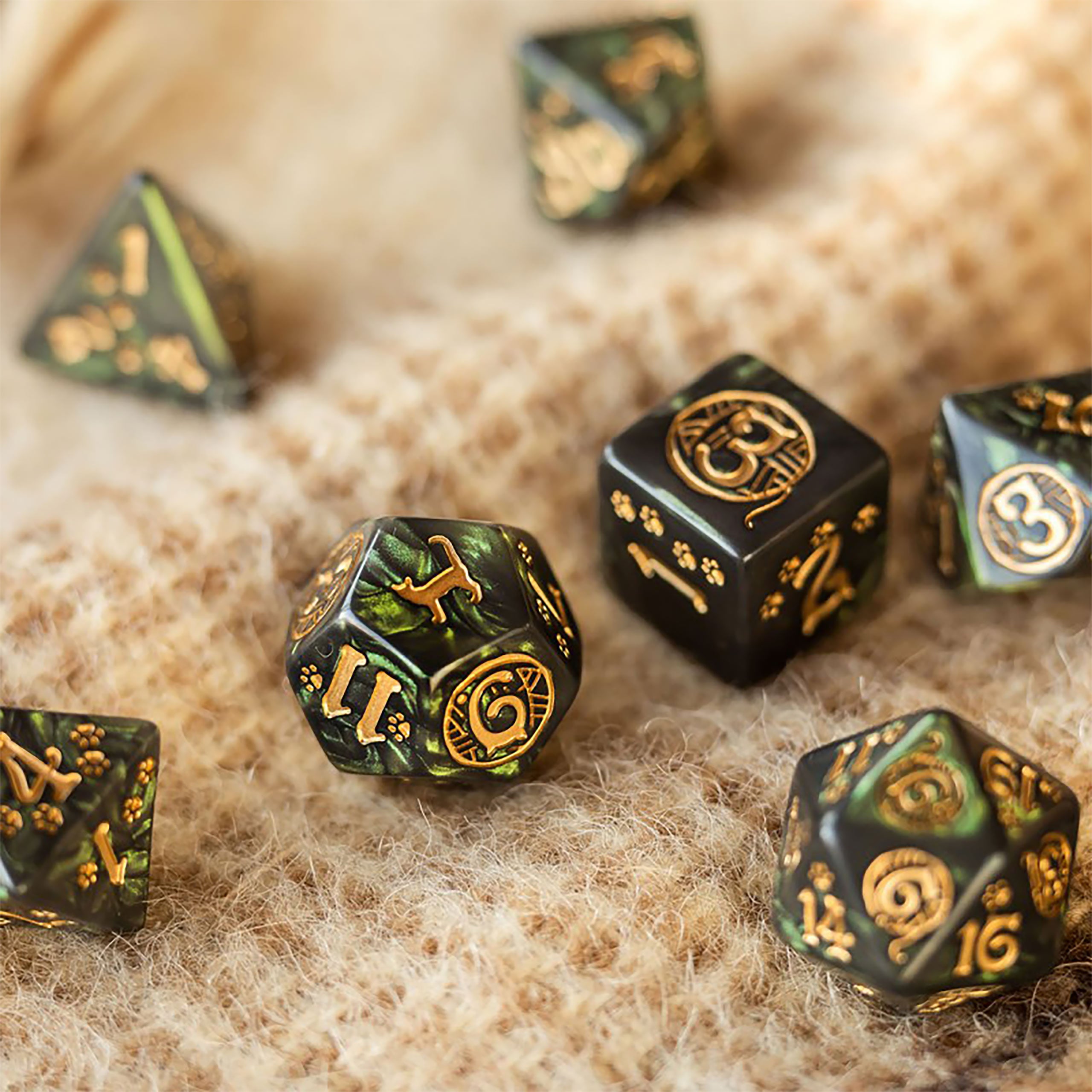 Imagen del producto Gatos - Set de Dados RPG Pixel 7 piezas