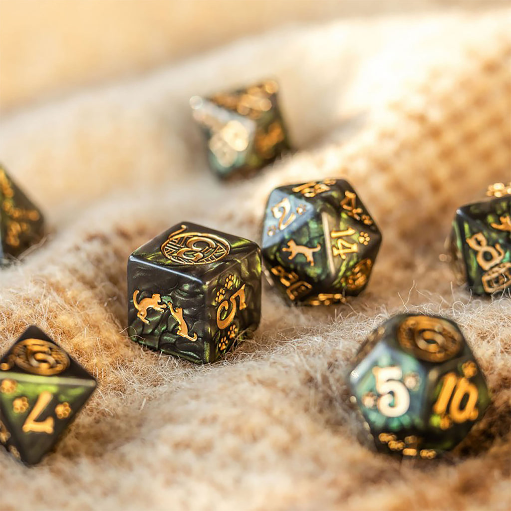 Imagen del producto Gatos - Set de Dados RPG Pixel 7 piezas