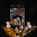 Imagen del producto Dragons - Set de Dados de Cuarzo RPG 7 piezas