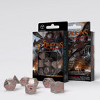 Imagen del producto Dragons - Set de Dados de Cuarzo RPG 7 piezas