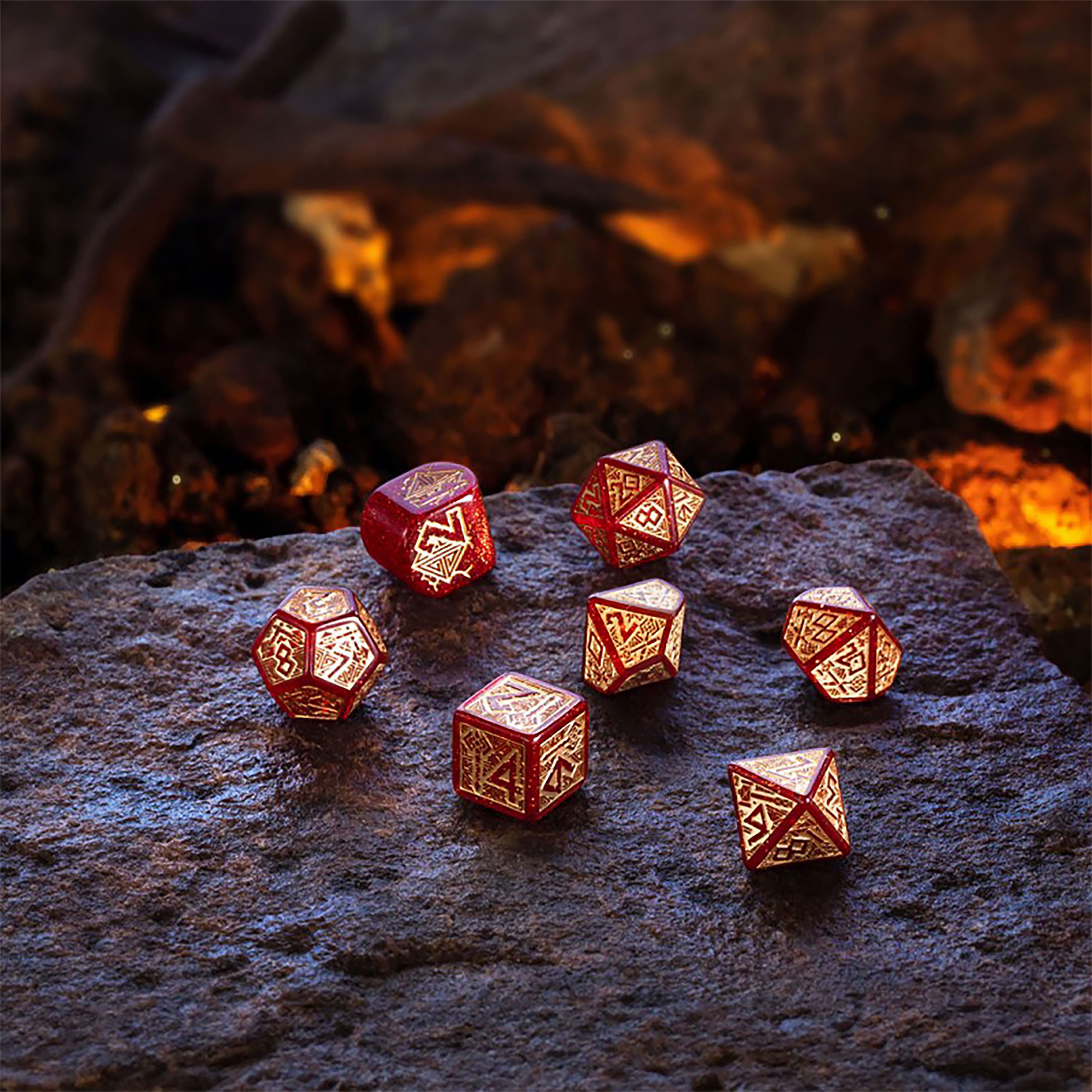 Imagen del producto Enanos - Set de Dados RPG Jewels 7 piezas