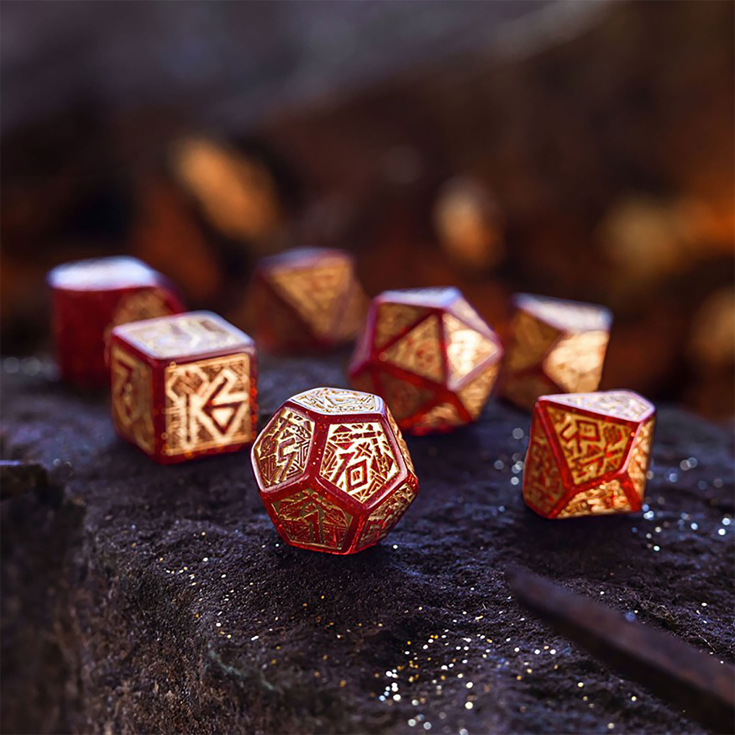 Imagen del producto Enanos - Set de Dados RPG Jewels 7 piezas
