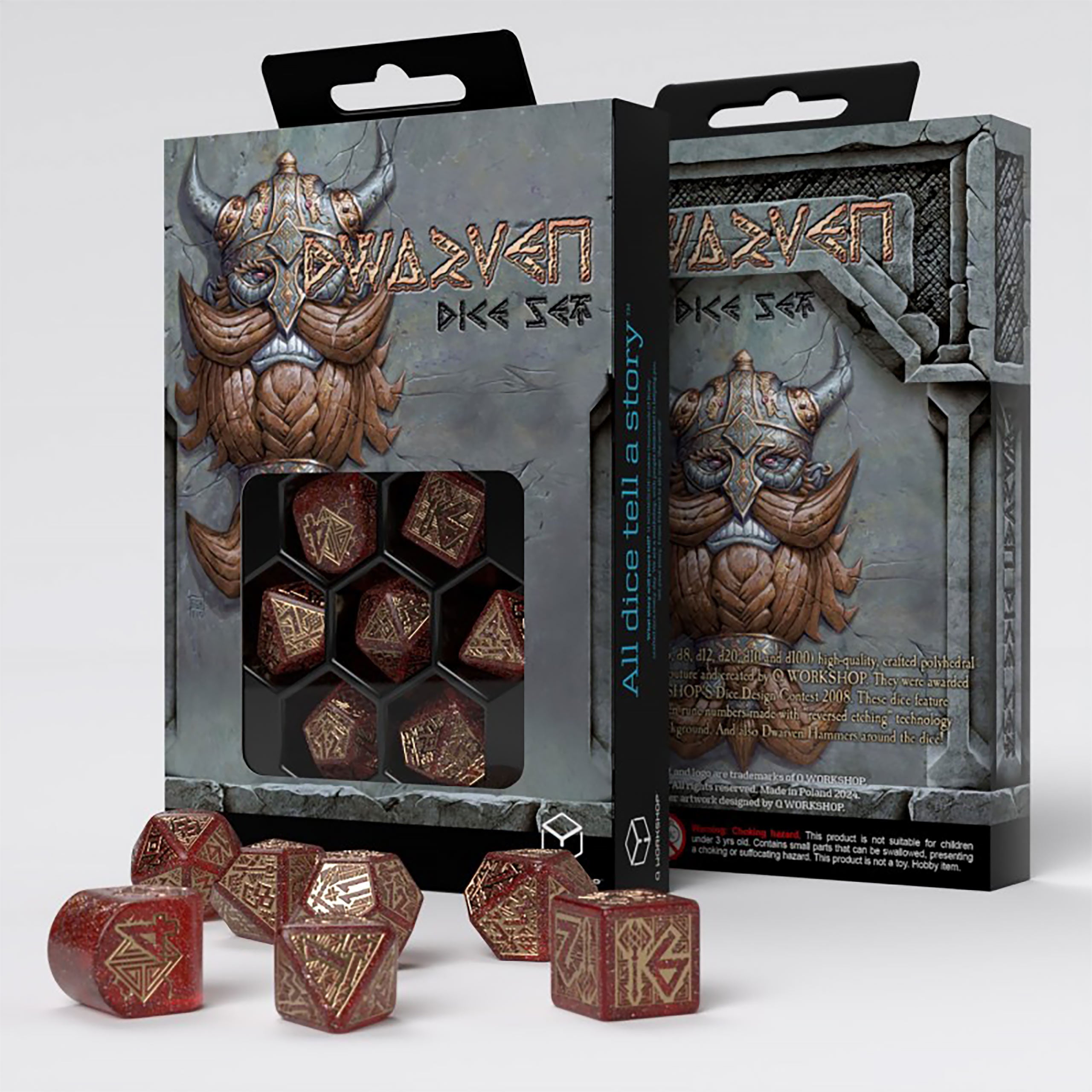 Imagen del producto Enanos - Set de Dados RPG Jewels 7 piezas
