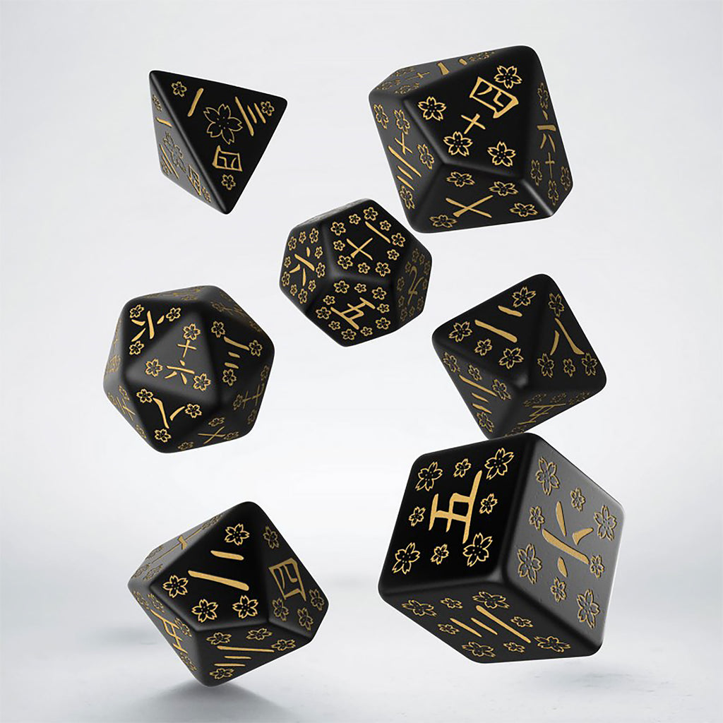 Product image Japanese - Deep Night Firefly Dice Set 7pcs
