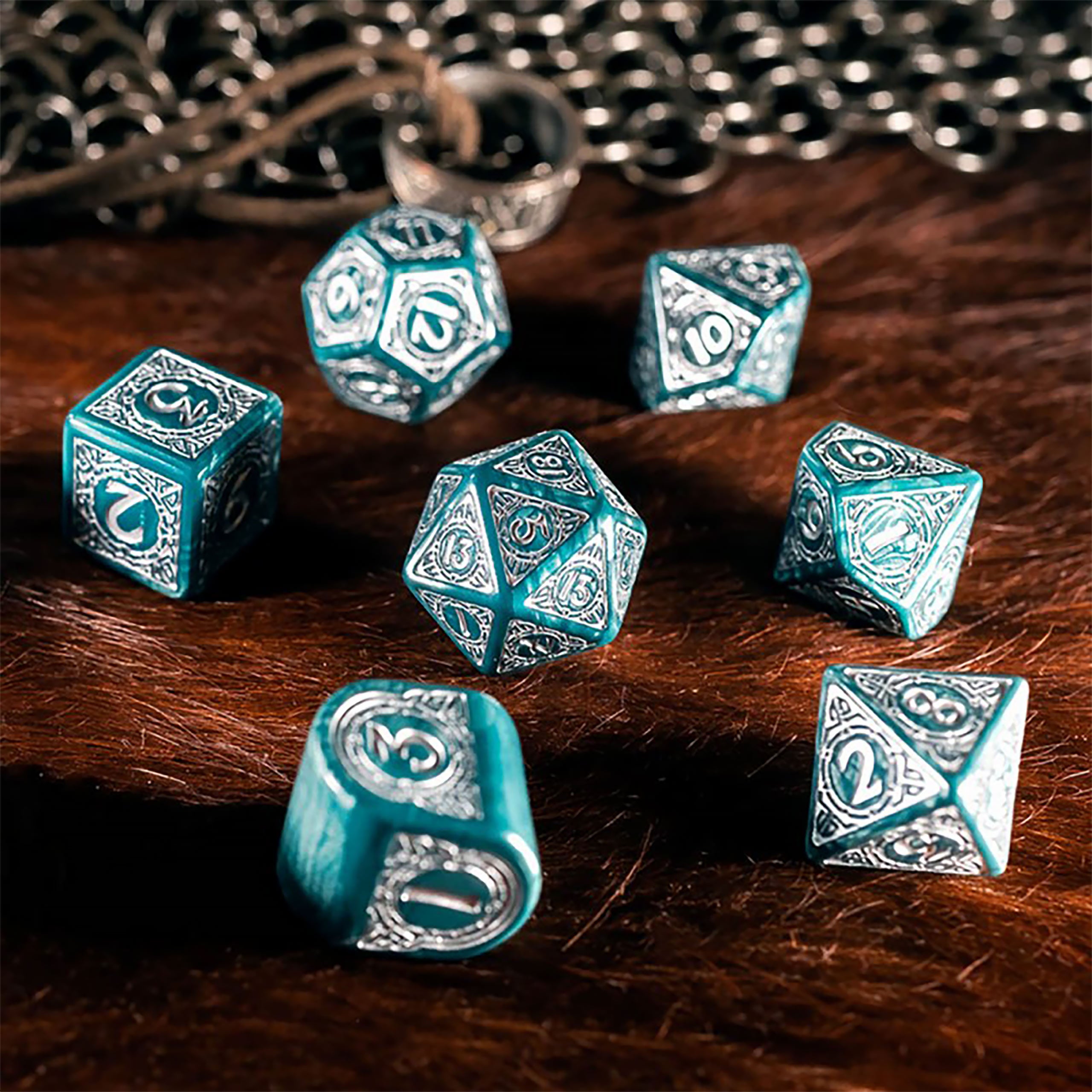 Imagen del producto Viking - Set de Dados Mjolnir 7 piezas