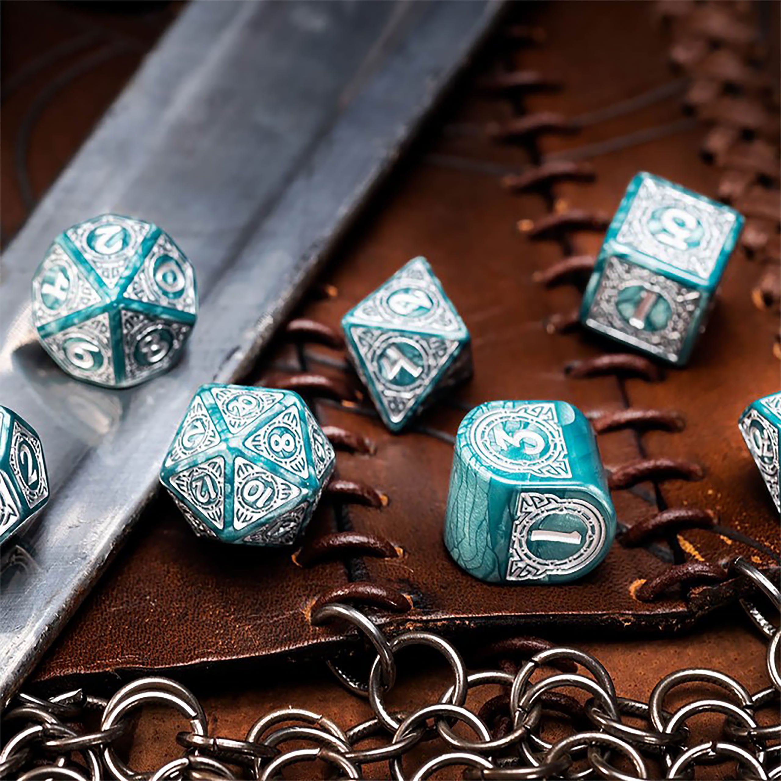 Imagen del producto Viking - Set de Dados Mjolnir 7 piezas