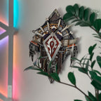 Imagen del producto World of Warcraft - Placa de pared 3D de la Horda