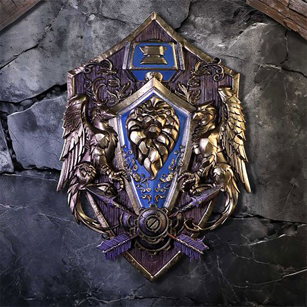 Imagen del producto World of Warcraft - Placa de pared 3D de la Alianza