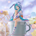 Imagen del producto Hatsune Miku - Miku Rabbit Ear Hood Pajama Blue Noodle Stopper Figura