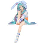 Imagen del producto Hatsune Miku - Miku Rabbit Ear Hood Pajama Blue Noodle Stopper Figura