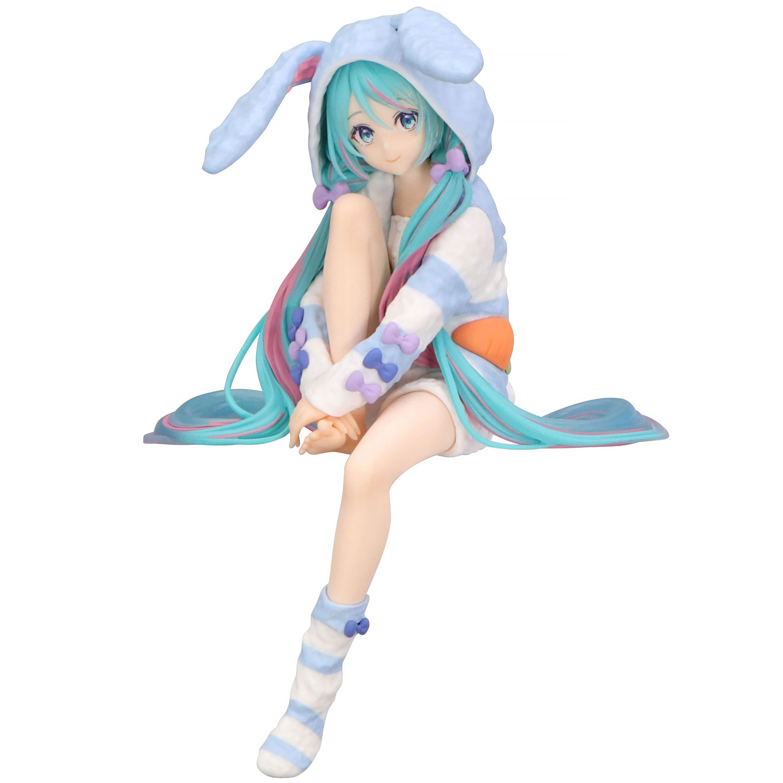Imagen del producto Hatsune Miku - Miku Rabbit Ear Hood Pajama Blue Noodle Stopper Figura