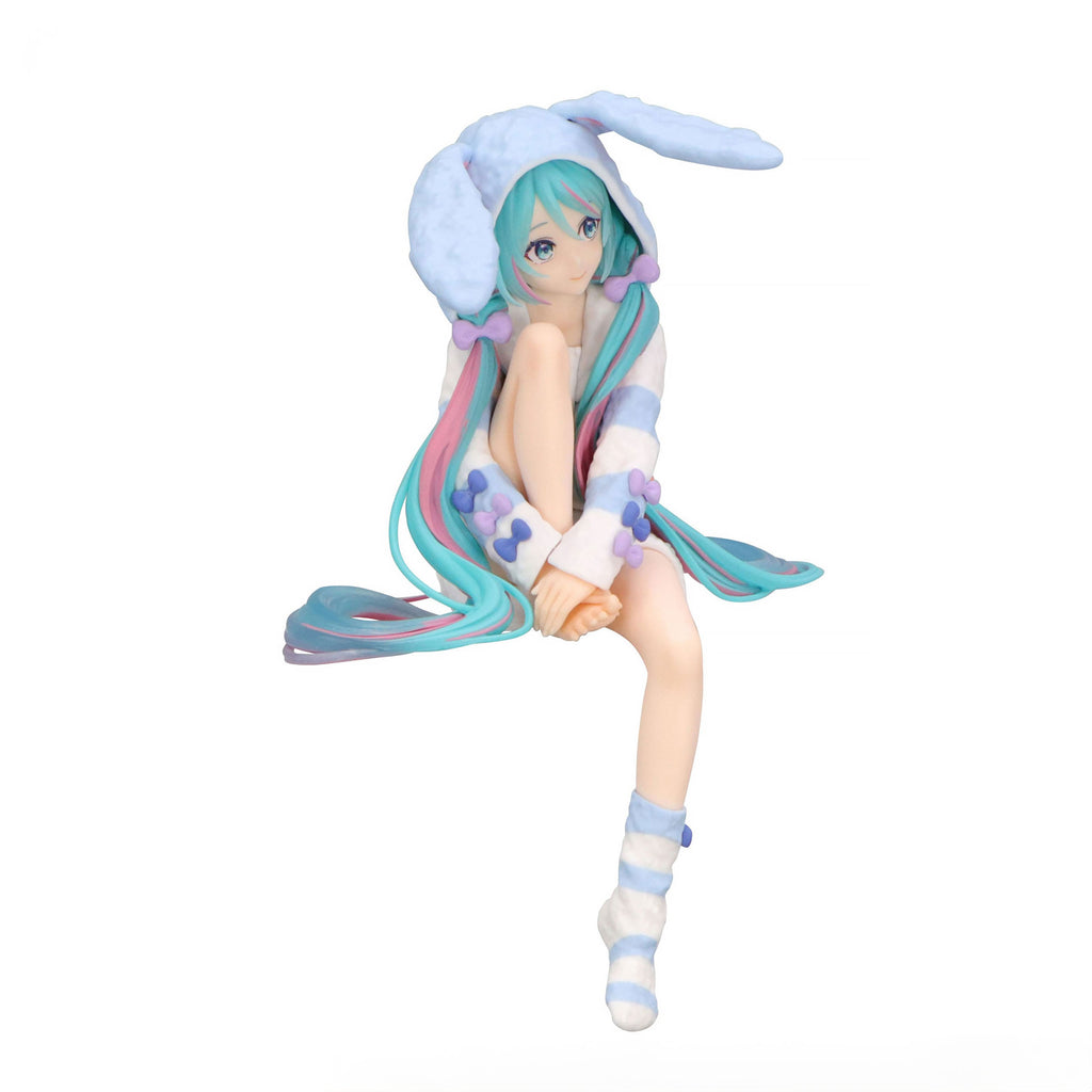 Imagen del producto Hatsune Miku - Miku Rabbit Ear Hood Pajama Blue Noodle Stopper Figura