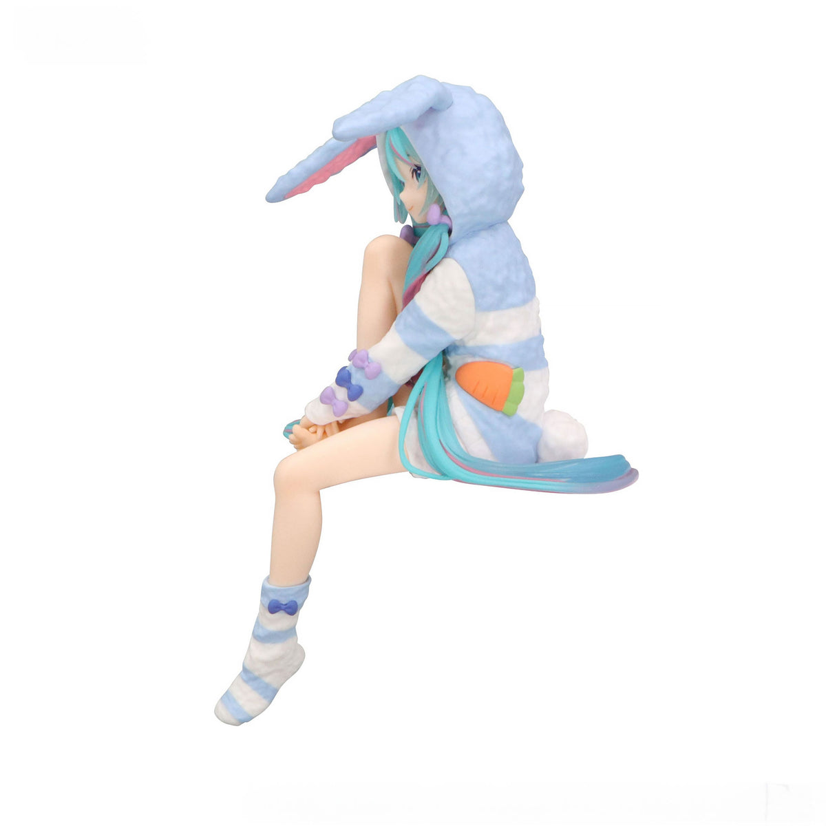 Imagen del producto Hatsune Miku - Miku Rabbit Ear Hood Pajama Blue Noodle Stopper Figura