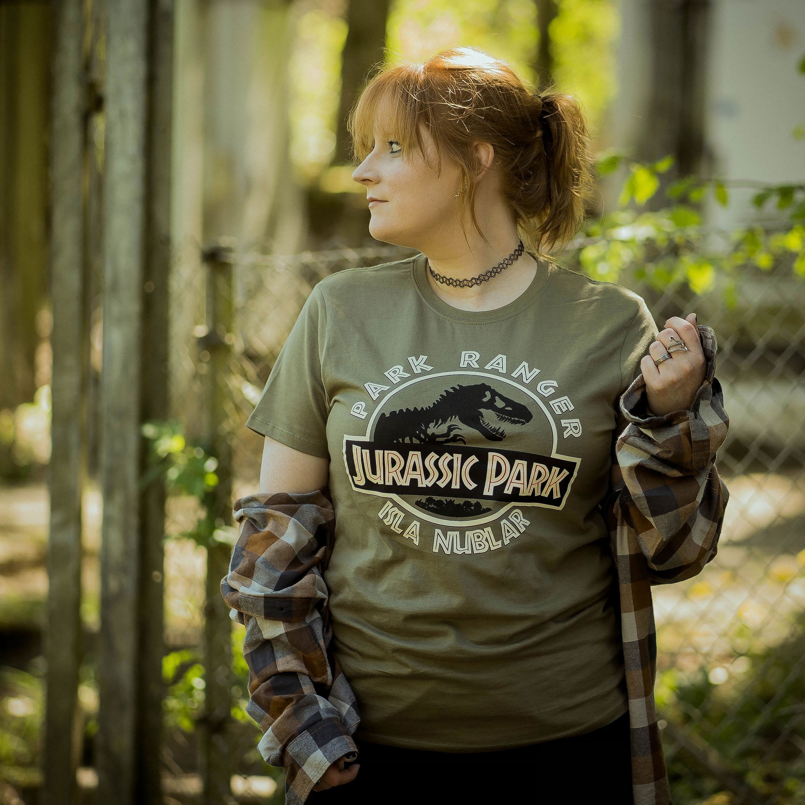 Imagen del producto Camiseta Park Ranger Verde - Jurassic Park