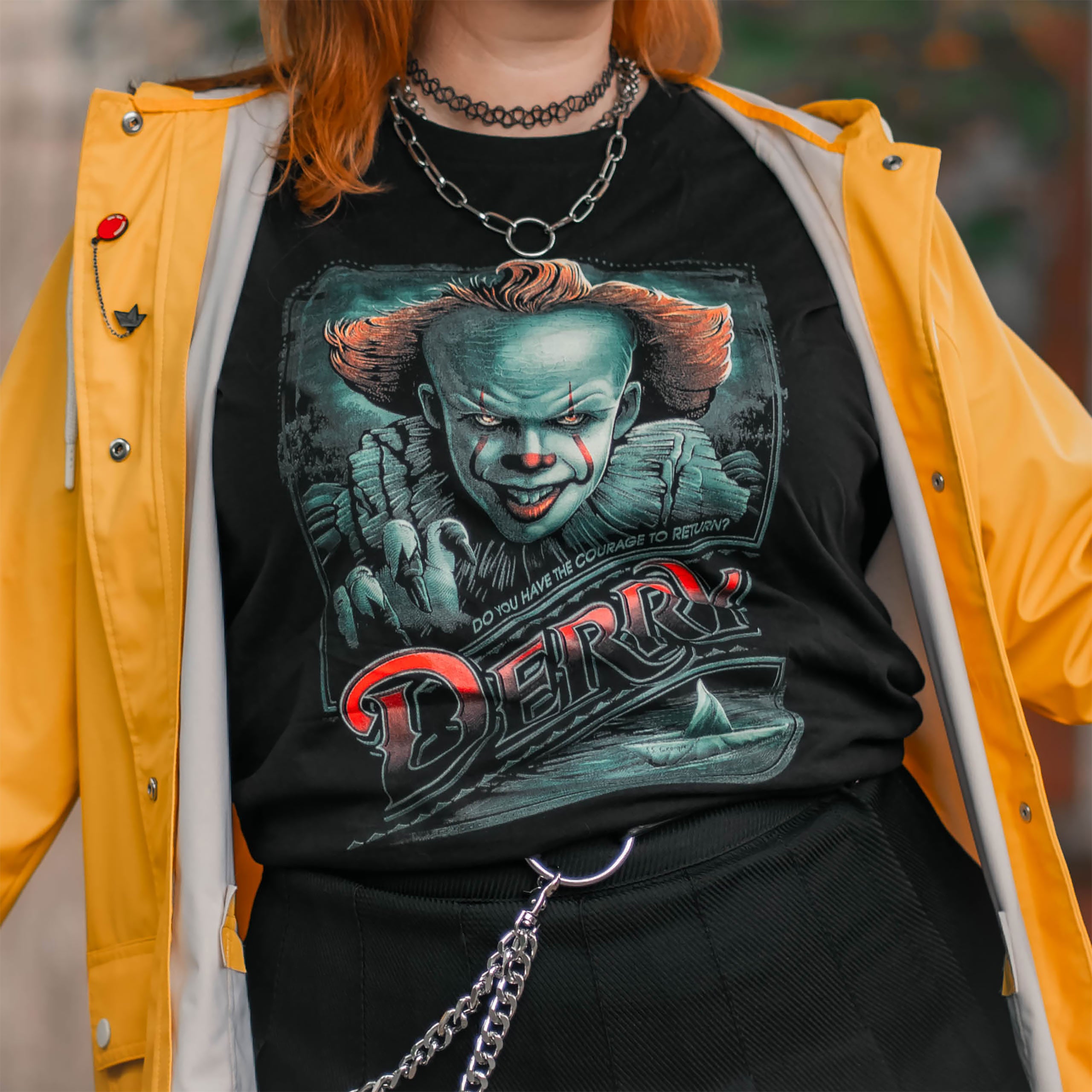 Imagen del producto Camiseta Regreso a Derry negra - IT de Stephen King