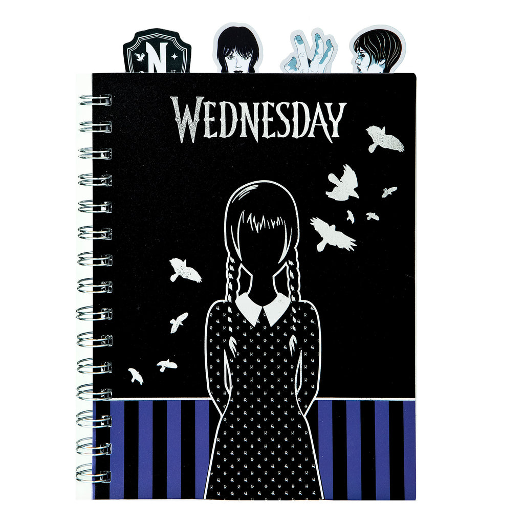 Imagen del producto Wednesday - Cuaderno de espiral con separadores