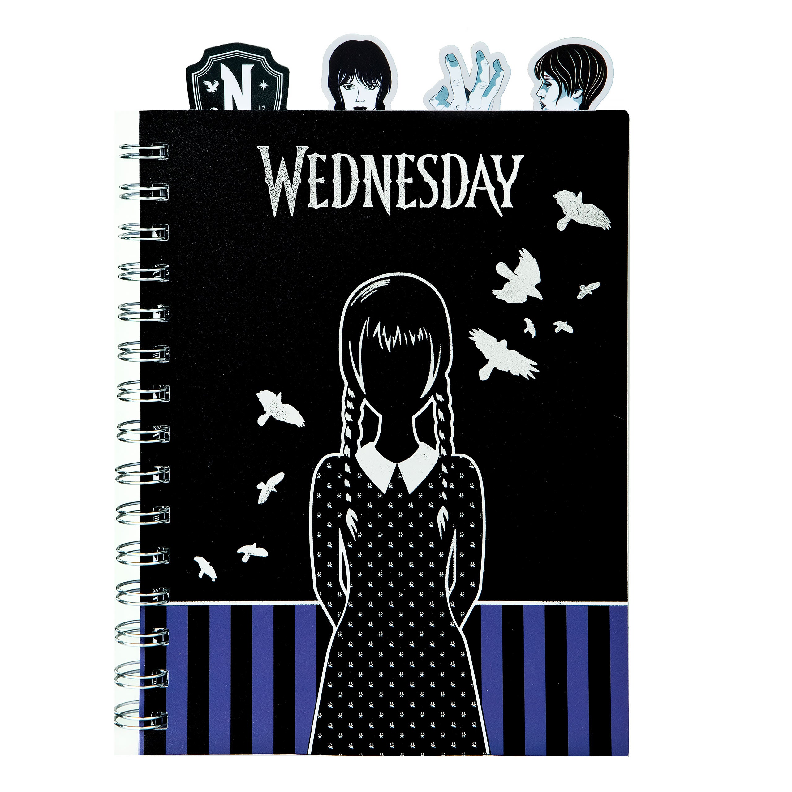 Imagen del producto Wednesday - Cuaderno de espiral con separadores