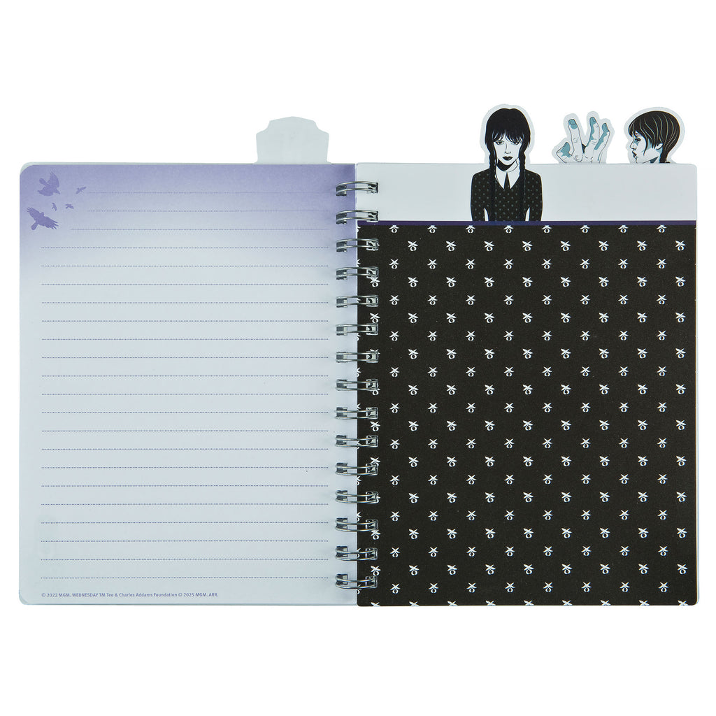 Imagen del producto Wednesday - Cuaderno de espiral con separadores