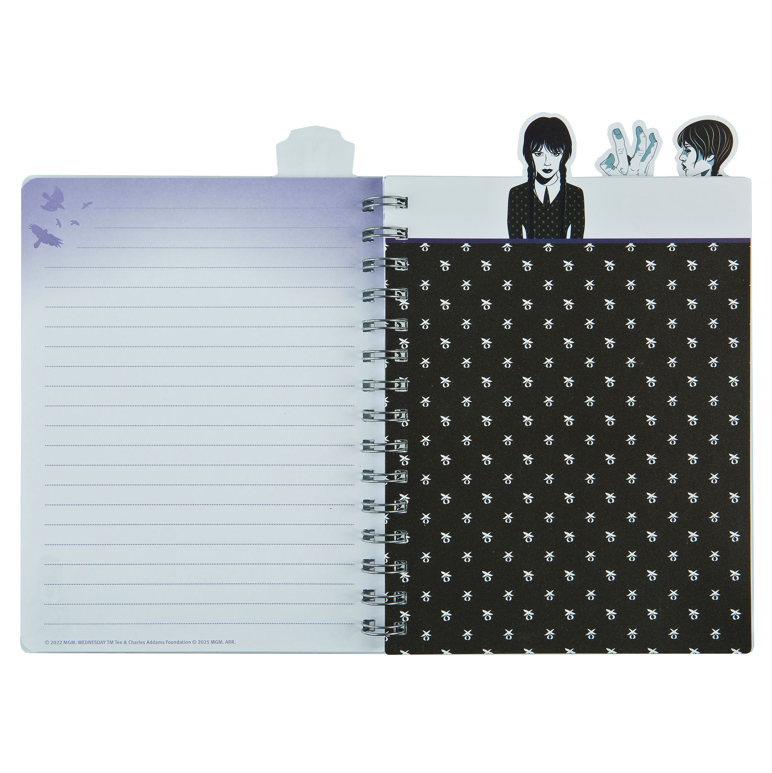 Imagen del producto Wednesday - Cuaderno de espiral con separadores