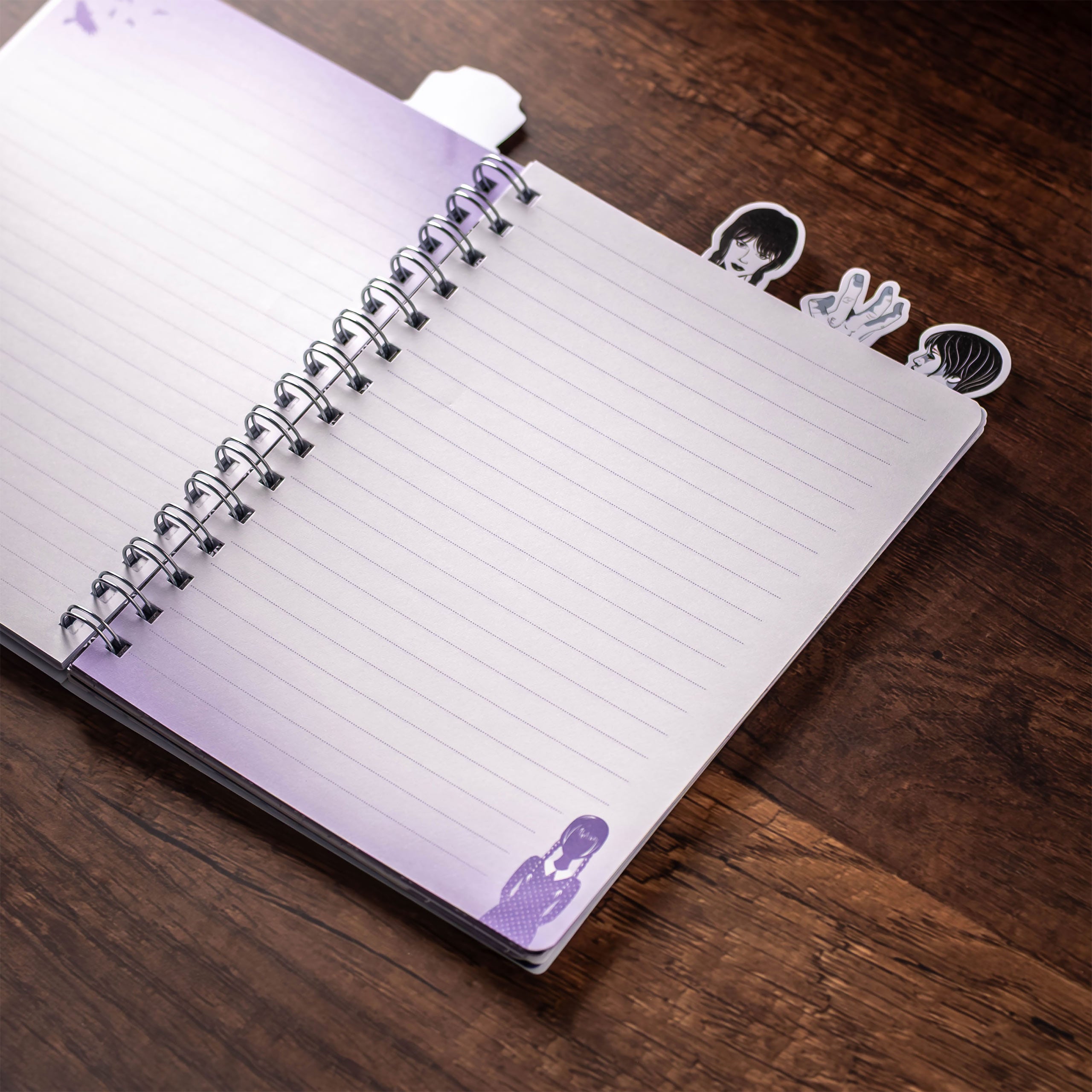 Imagen del producto Wednesday - Cuaderno de espiral con separadores