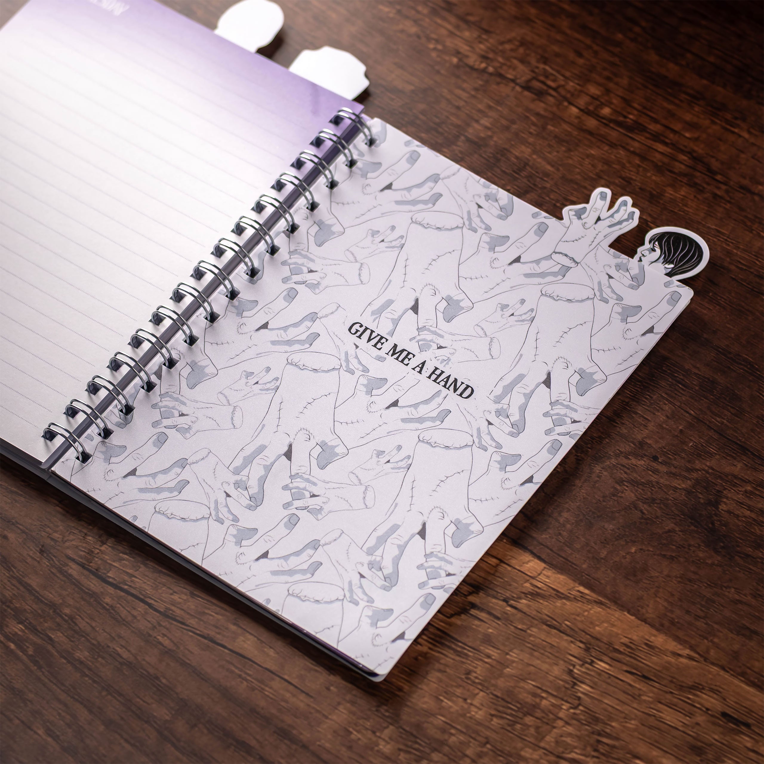 Imagen del producto Wednesday - Cuaderno de espiral con separadores