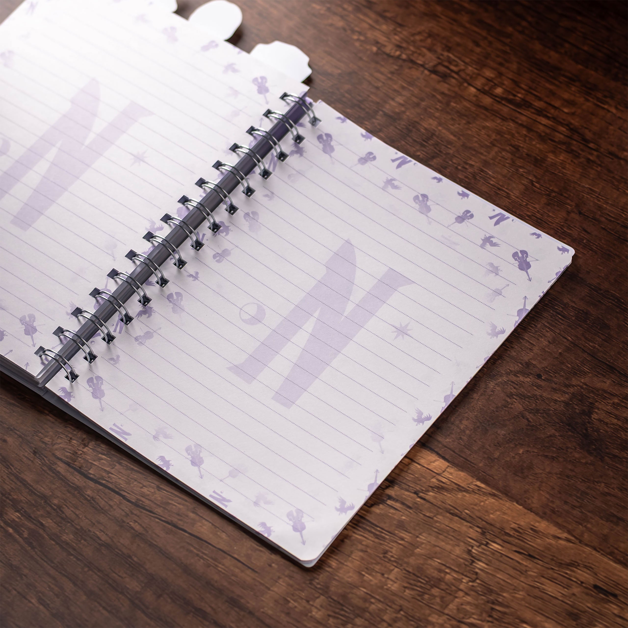 Imagen del producto Wednesday - Cuaderno de espiral con separadores