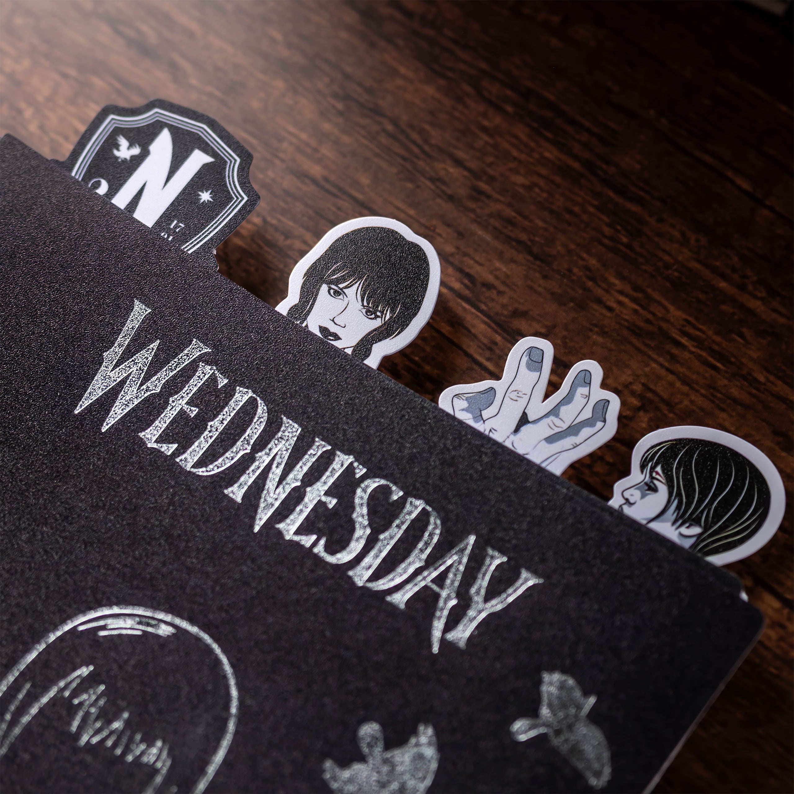 Imagen del producto Wednesday - Cuaderno de espiral con separadores