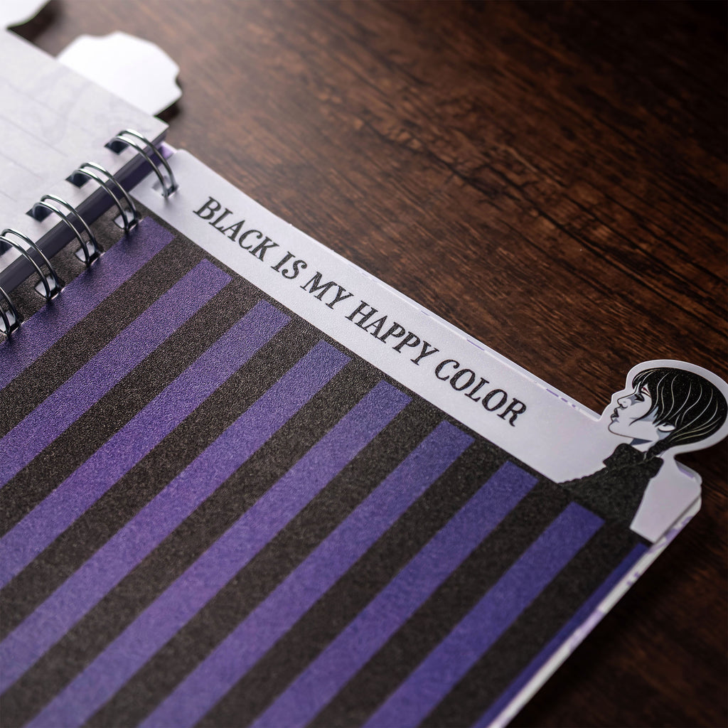 Imagen del producto Wednesday - Cuaderno de espiral con separadores