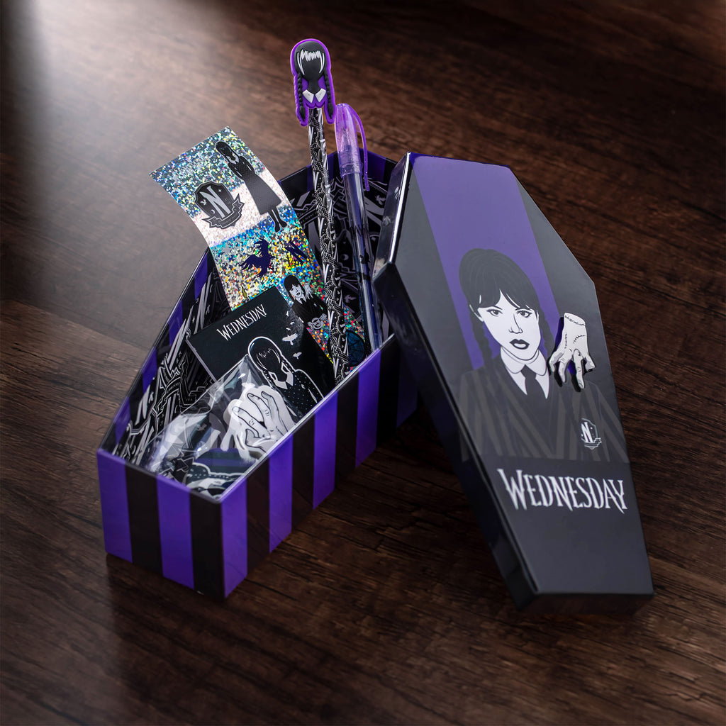 Imagen del producto Set de escritura Wednesday Addams de 8 piezas